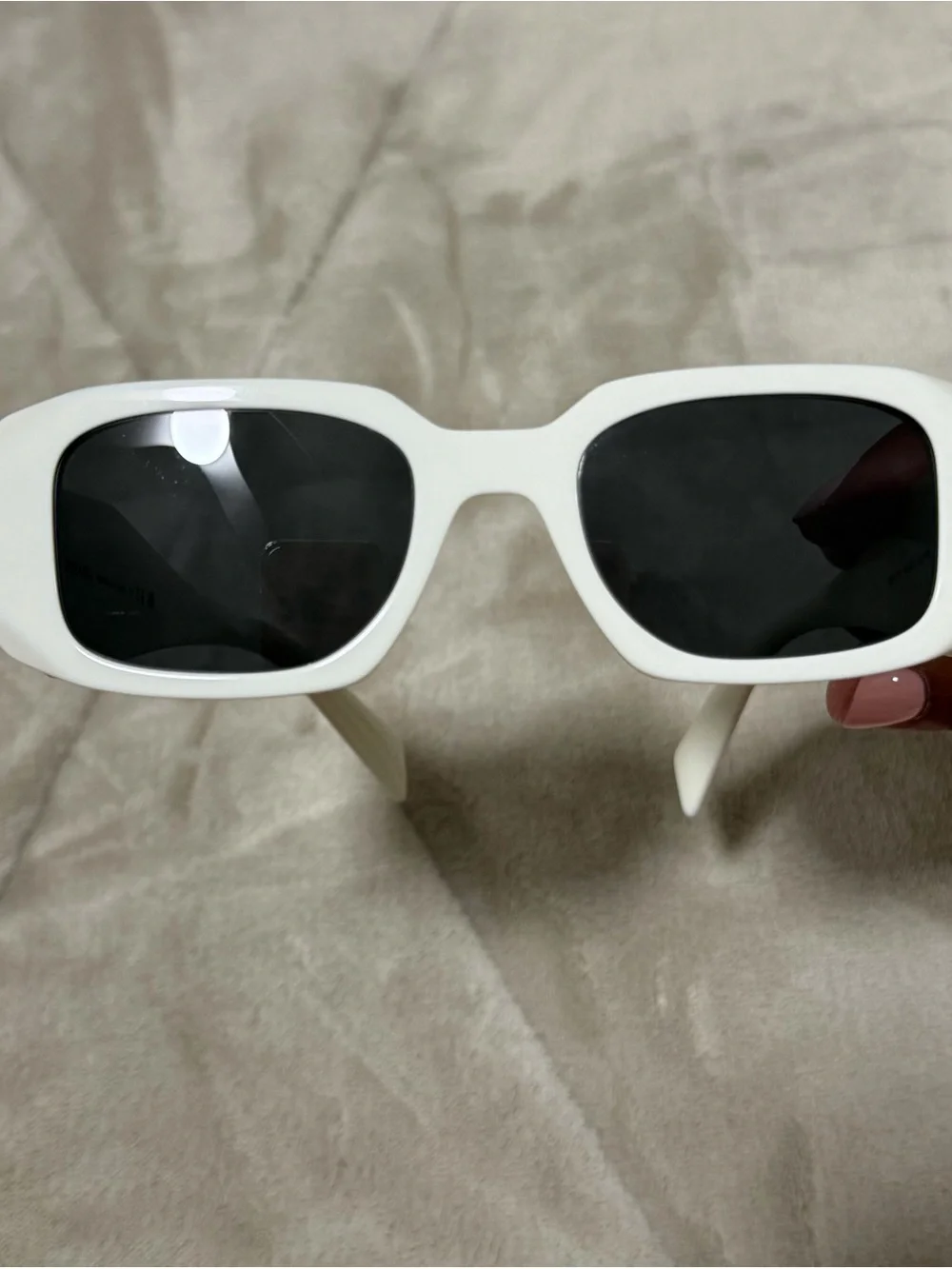 Prada White Sunglasses